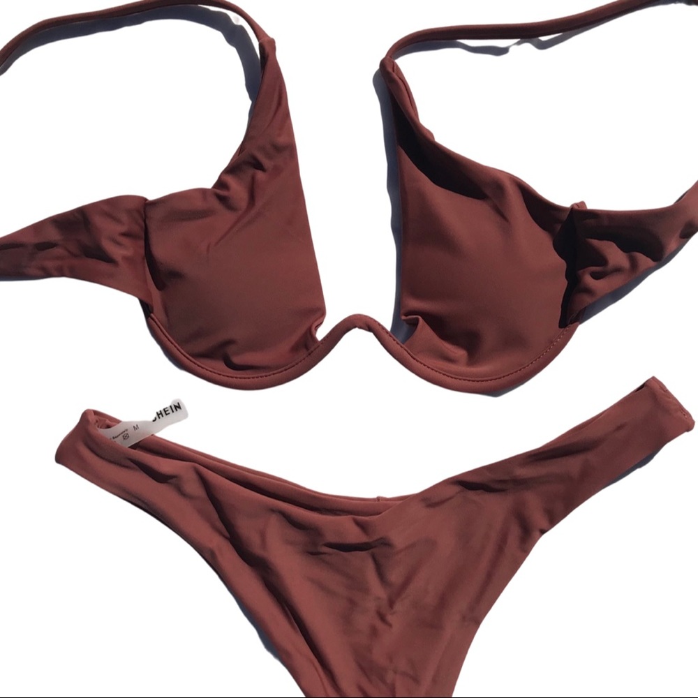 SHEIN Underwire High Leg Bikini - Size 6 (M)